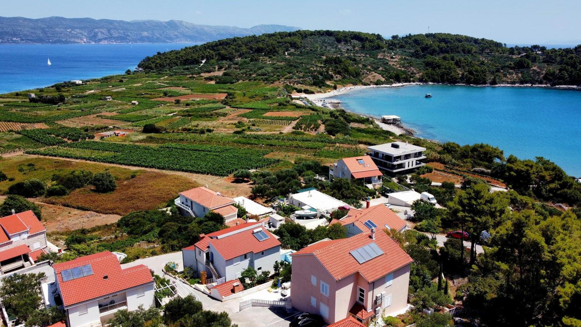 Villa Bella Vista Lumbarda Exterior foto