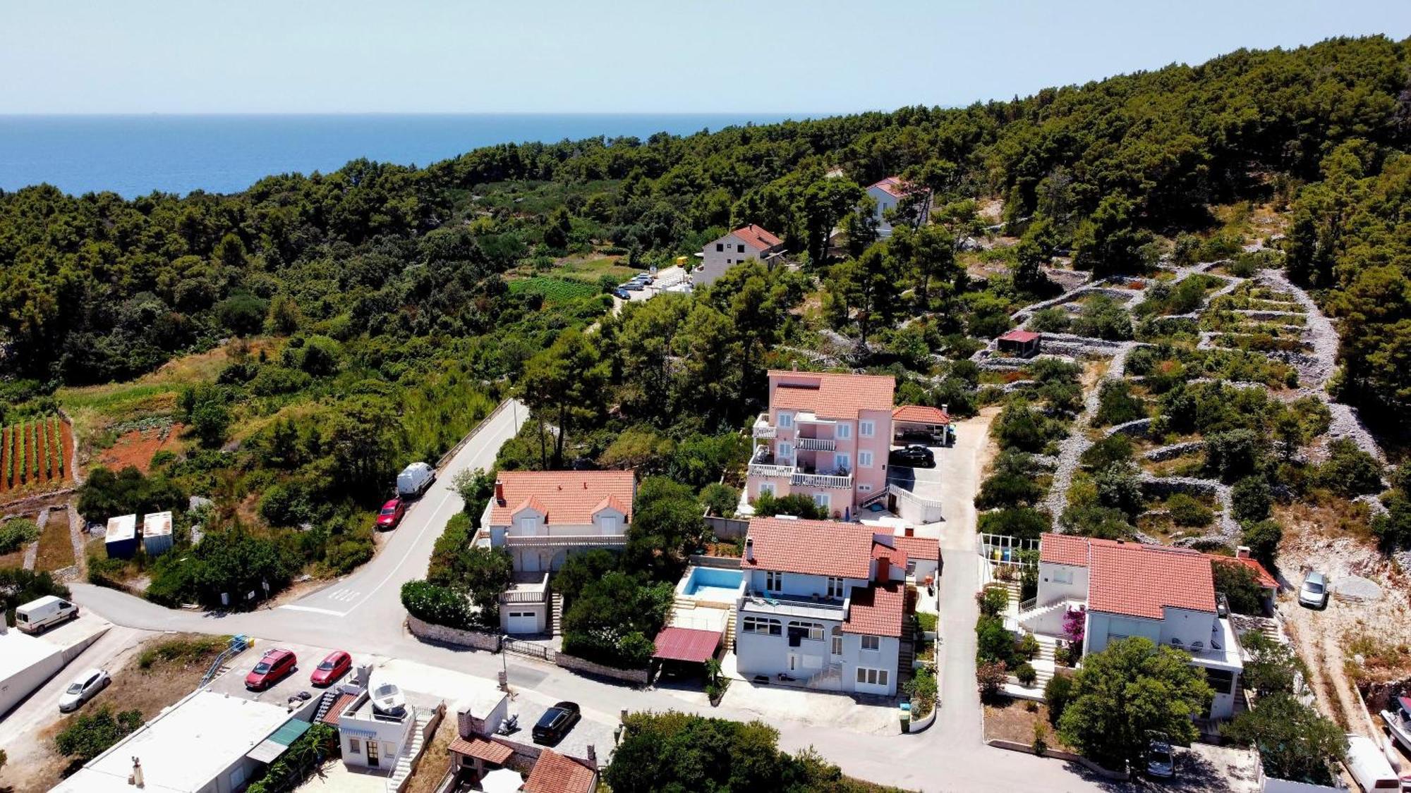 Villa Bella Vista Lumbarda Exterior foto
